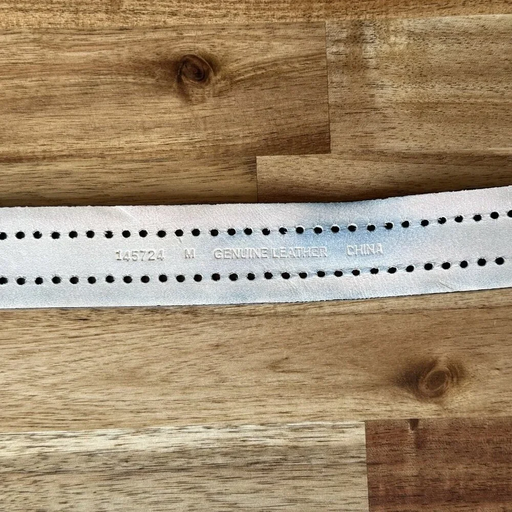 Suede Leather Belt Womens Sz M Brown Boho‎ Casual Festival Southwestern Country
